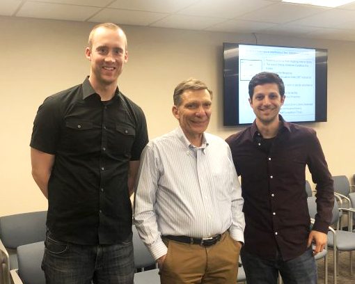 NavNeuro podcast hosts Ryan Van Patten and John Bellone with Dr. Dean Delis